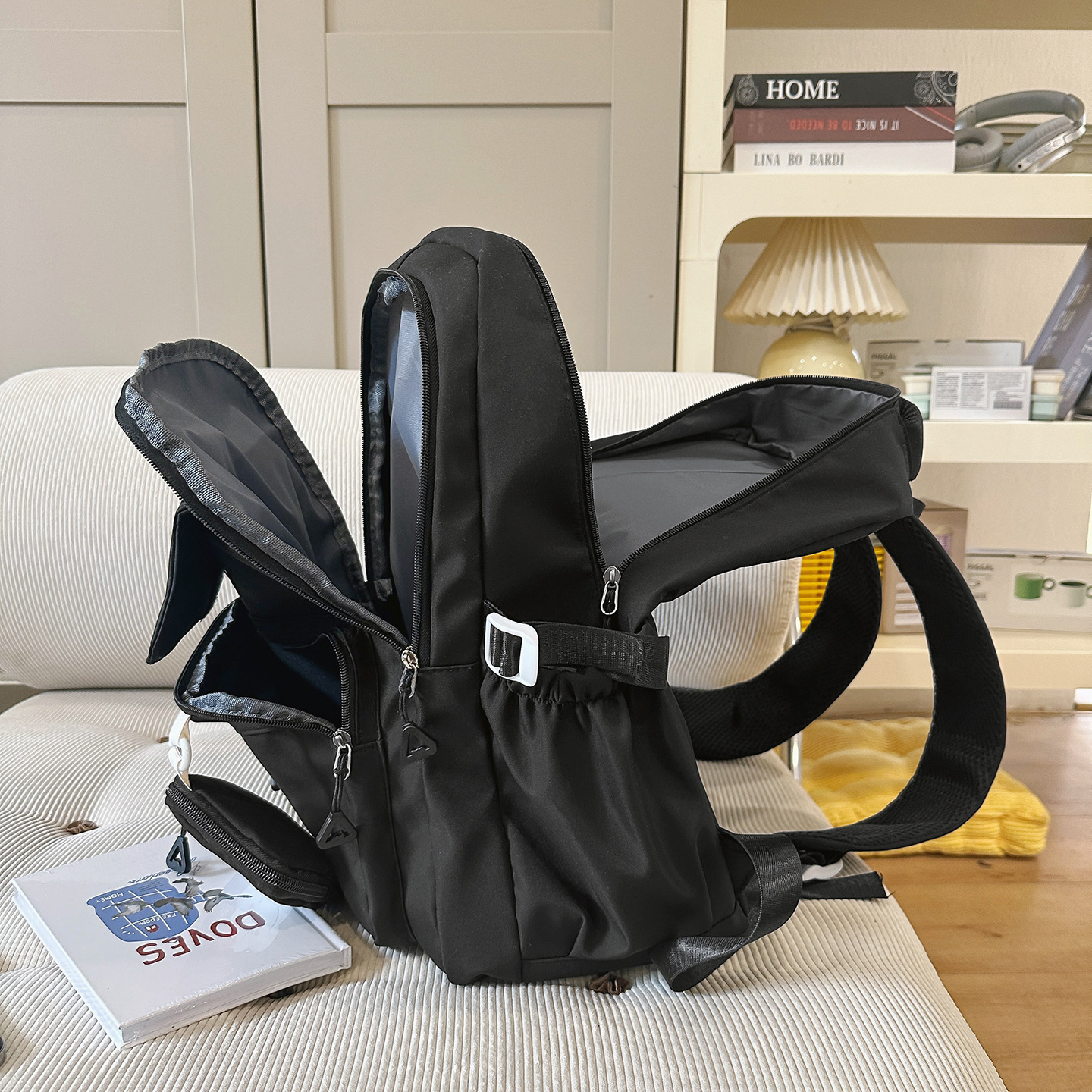 Bolsa de estudiantes JIAYIStar gruesa mochila multifuncional durable coreana bolsa de almacenamiento de computadora