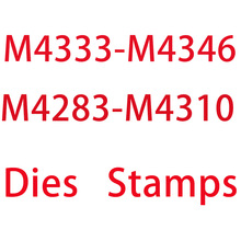 2025��8����ƷM4283-M4346 ��ģӡ����װdies and stamps set