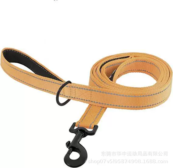 Double-Layer Dog Leash, Dual Traction Rope, Multi-Color, Lengths 1.2–2.0 m, 2.5 cm wide