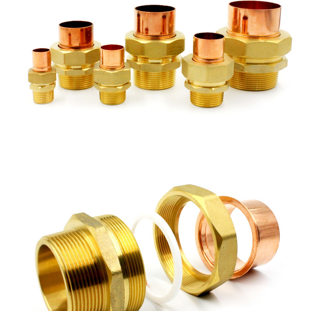 DZR latón cobre interno alambre socket conjunta soldadura directa socket codo con tapa