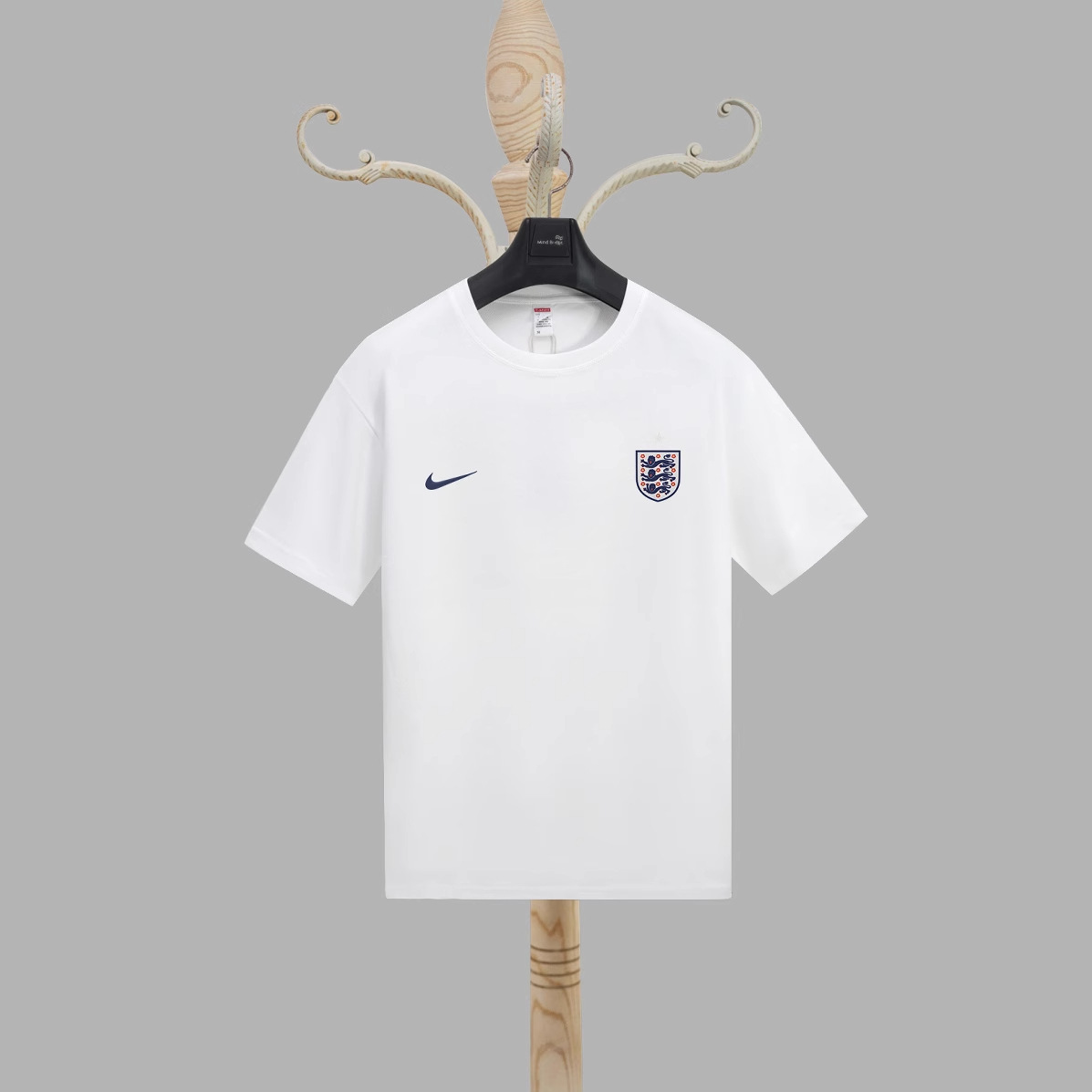 2024 Copa de Europa Inglaterra camiseta estampada en 3D deportes para hombres deportes suelta transpirable manga corta con cuello redondo camiseta