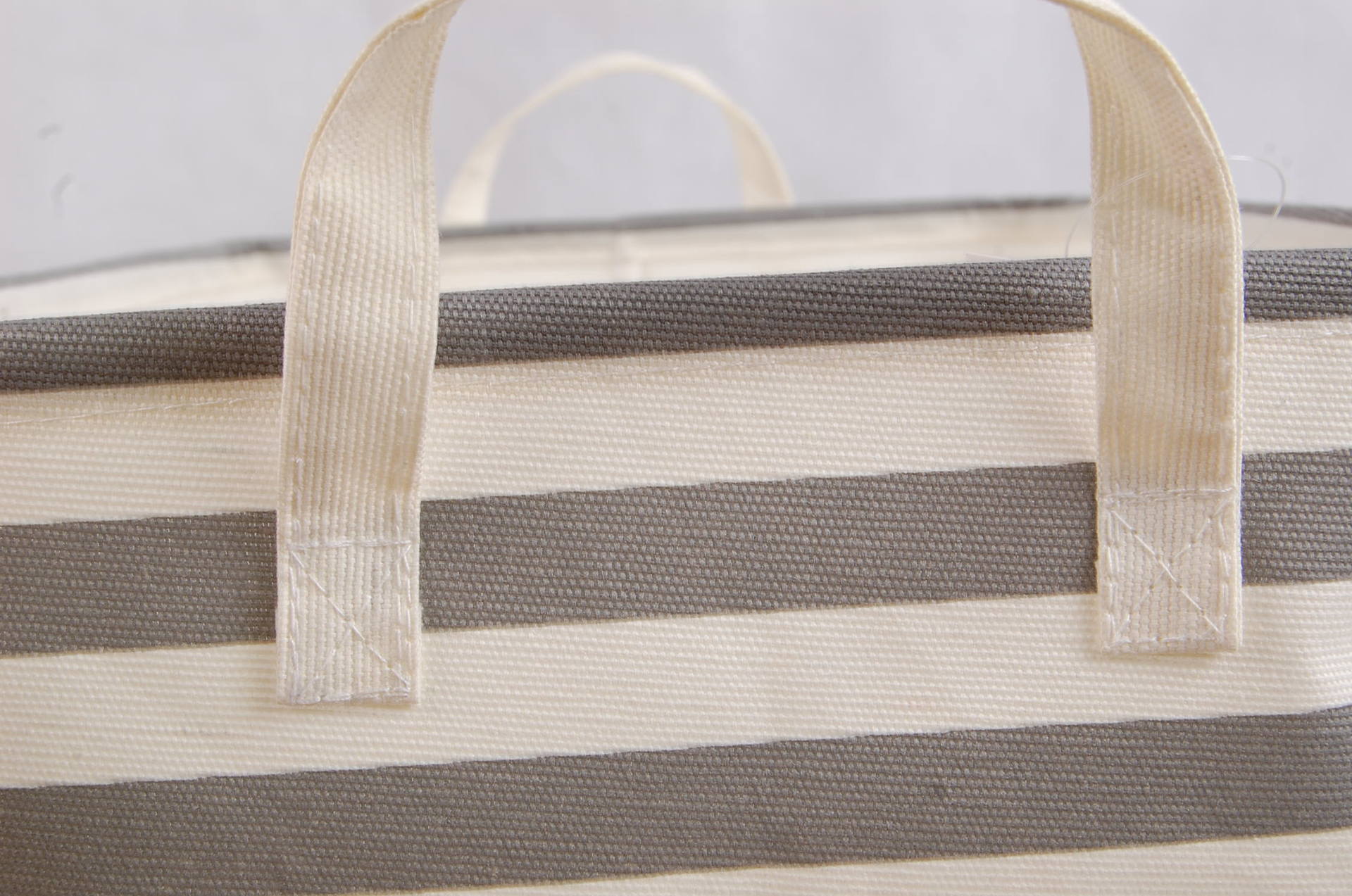 大号长束口布艺玩具收纳筐防尘防潮折叠衣服被子棉麻整理收纳盒箱