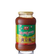 现货湖羊牌黄豆酱800g瓶装豆瓣酱炸酱火锅蘸料炒菜拌面调料