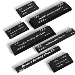 7 個セットホット販売黒 EVA フロストブロック木工ウェットとドライ両用車体柔軟な研削ブロック