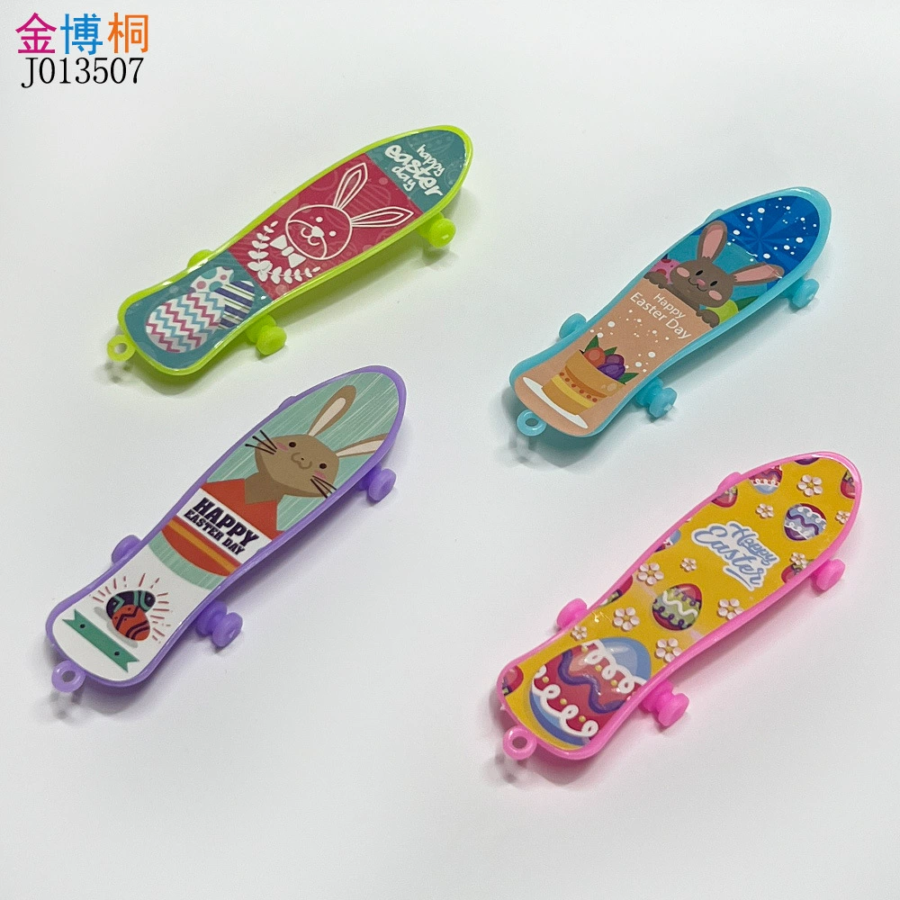 Пластиковый скейтборд Пасхальный детский маленький подарок игрушка мини скейтборд для пальцев Настольный креативная игрушка скейтборд на кончиках пальцев