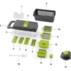 15-piece set [square shape] [eleven knife] + small white brush