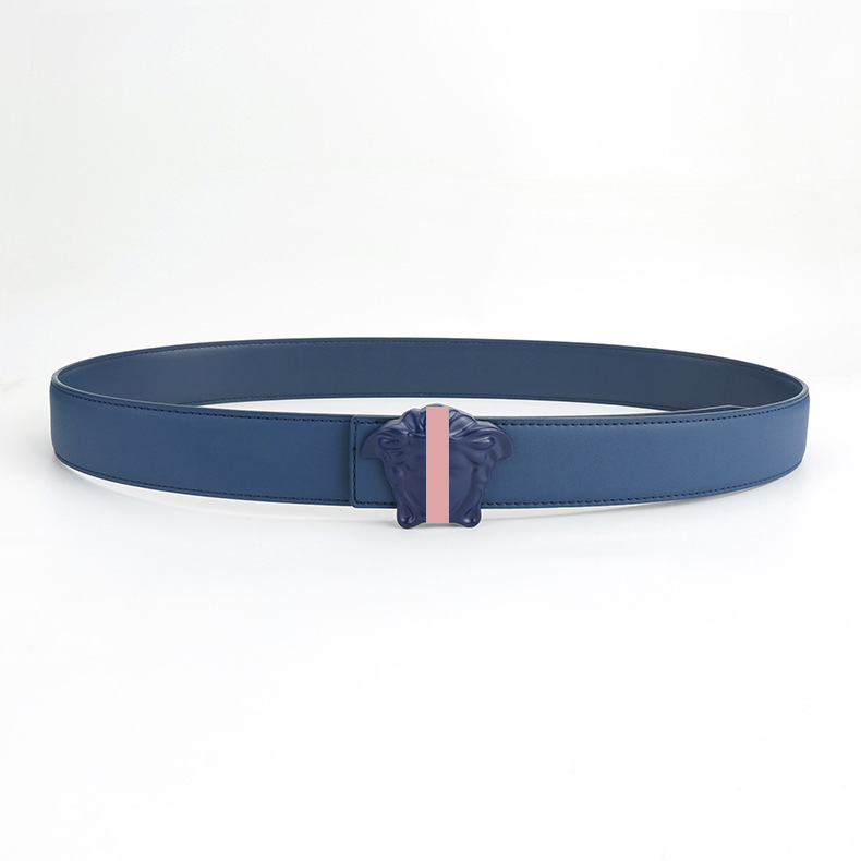 Versace Medusa Head Belt Blue