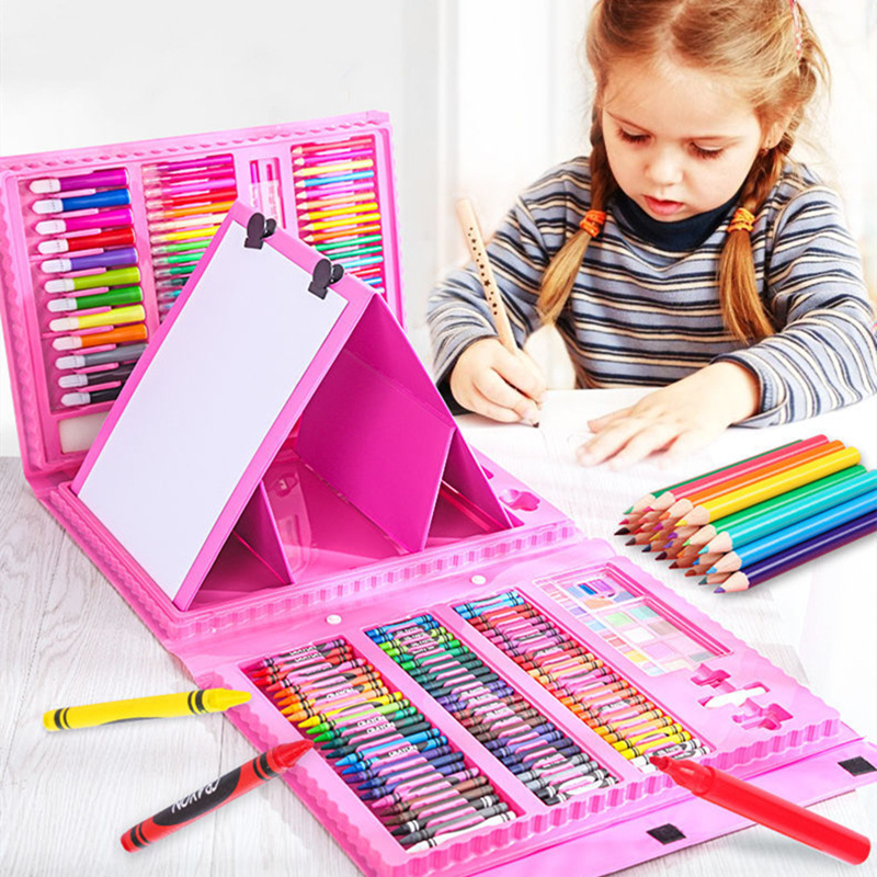 [Educational Toys 42-208PCS Children Art Painting Set ㄥ]