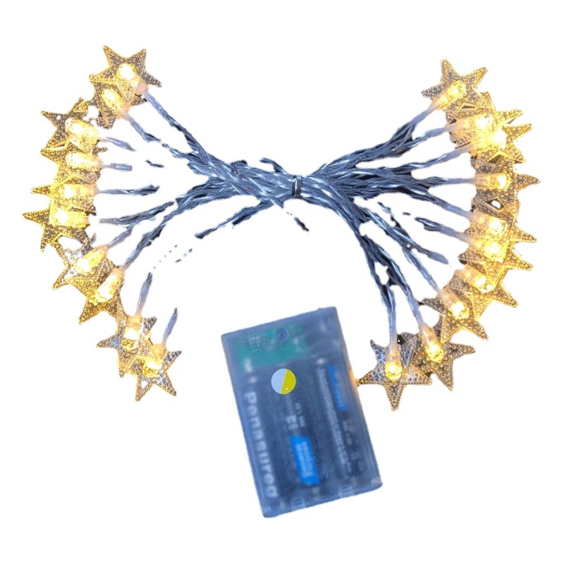 Estrictamente seleccionado estrella Cadena de luz de la estrella luz boda arreglo Red Luz Roja Nuevo USB pequeña decoración de la habitación de luz de color LED luz de color