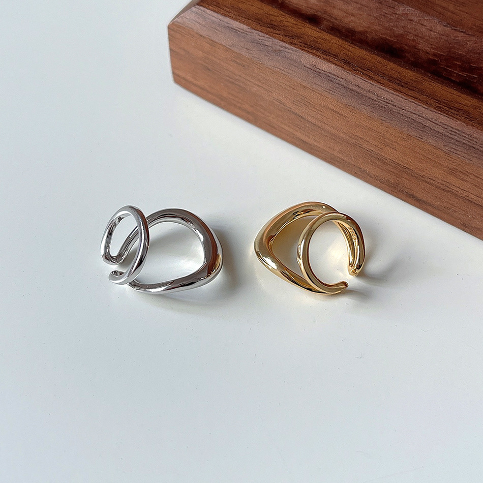 3g Weight Ear Cuffs Classification 1 Piece Quantity Holiday, Daily Occasion 925 Sterling Silver Material Solid Color Pattern Women's Gender Plating Design Simple Style, Classic Style Style 1 Piece 925 Sterling Silver Solid Color Ear Cuffs 7