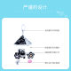Black and White Newborn Toy Car Hanging Baby Trolley Hanging Umbrella Wind Bell Early Education Toy Baby Bed Bell