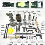 凿岩机转动套总成YT28凿岩机配件定制活塞阀组水针钻机注油器厂家