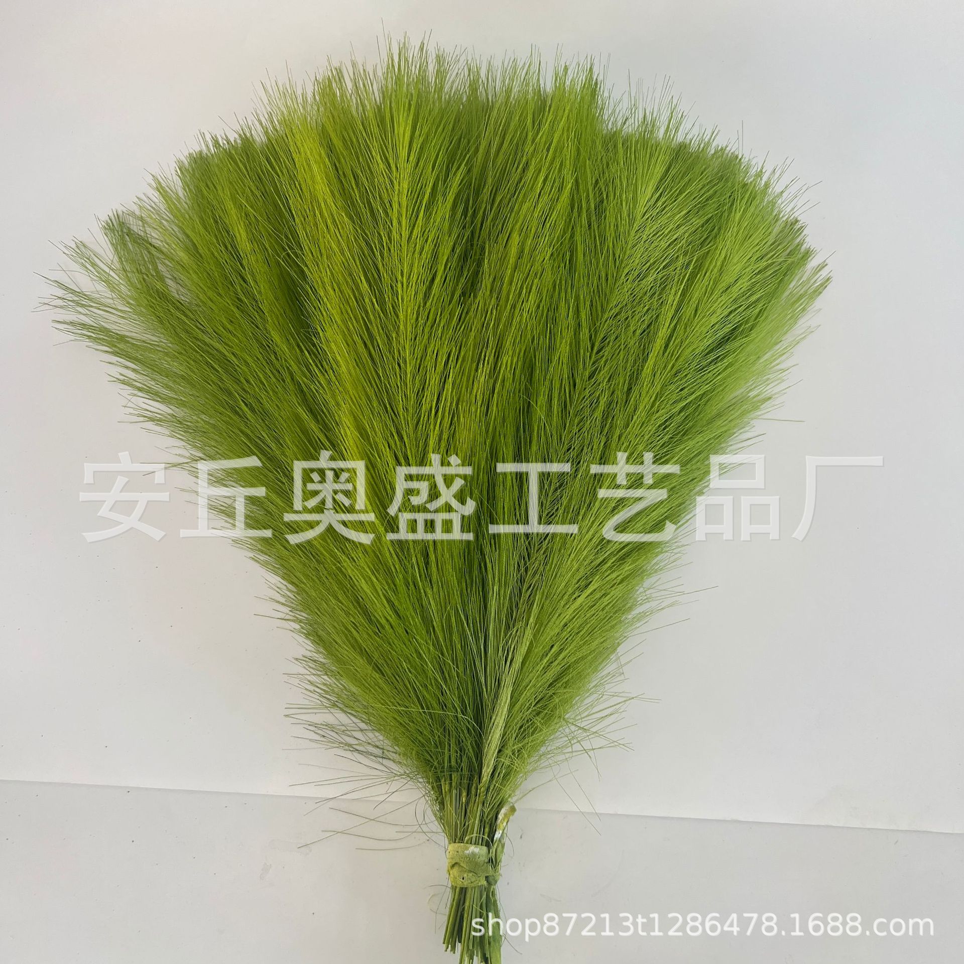 Spot hierba pampeana artificial transfronteriza simulación plumas accesorios de boda simulación jardinería decoración pelo de caña al por mayor