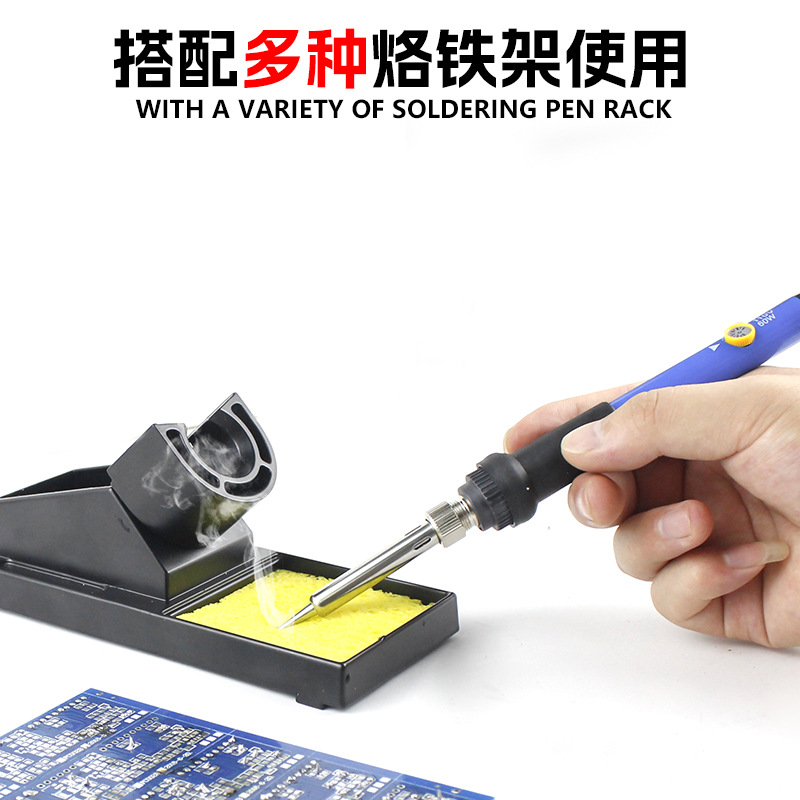 Factory square soldering iron head cleaning sponge soldering head tin slag cleaning cotton high temperature soldering nozzle tin removal electric soldering iron sponge