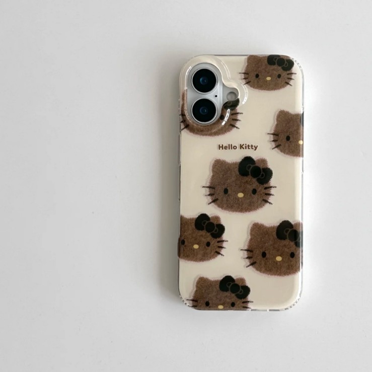 小红书爆款可爱kitty猫咪适用iphone17promax苹果15手机壳16新款