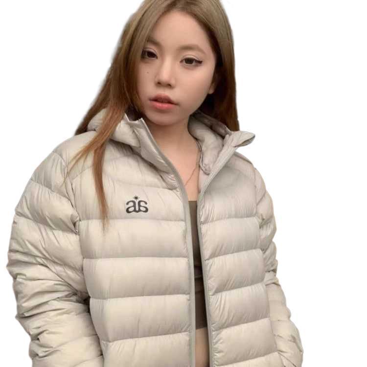 冬季排骨羽绒服女白鸭绒情侣外套轻薄宽松保暖新款2024加厚YL轻奢|undefined