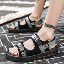 新款夏季2023韩版休闲时尚耐磨男式沙滩拖凉鞋跨境专供批发工厂