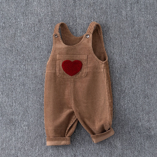Baby Carrier Pants | Corduroy Stylish and Trendy Children's Spring Pants for Girls and Boys, Toddler Bodysuit