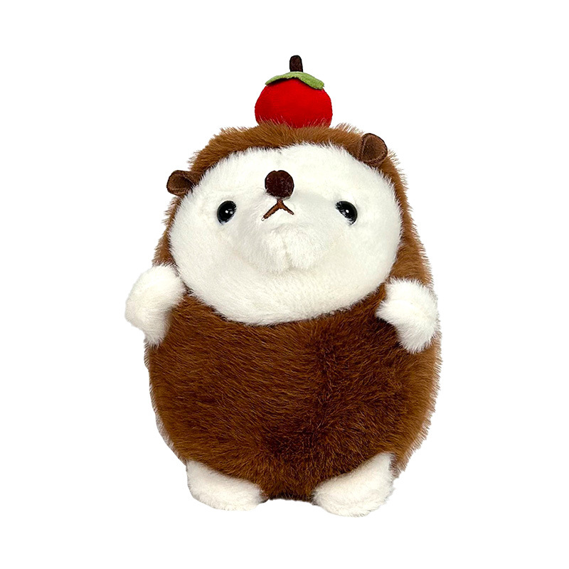 Muñeca de fruta de erizo transfronterizo 25cm muñeco de hámster Chengdu 8 pulgadas muñeca de agarre juguete de peluche lote