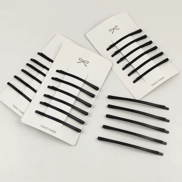 Hair Clips for Fixing Bangs, Large Black Invisible Hair Clips, Hair Accessories Set