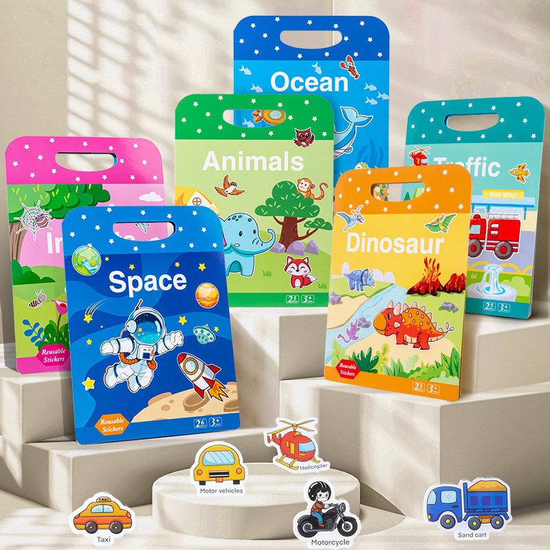 Cross-border children's portable jelly quiet bubble refrigerator sticker enlightenment 2-year-old baby kindergarten gift