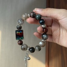 ��Ȼ�G���` ����ʯ ���¹� ħ�а߲�ʯ 11-14mm�G���`ħ��
