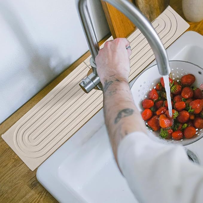 Almohadilla de grifo de retorno transfronteriza Almohadilla dura de secado rápido de lodo de diatomeas