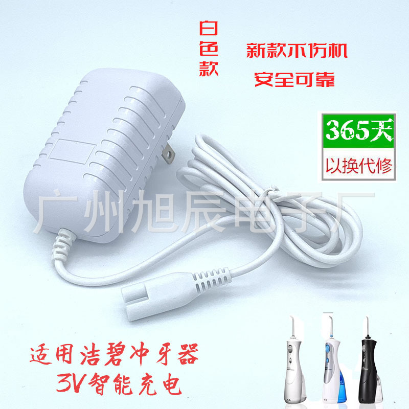Suitable for American Waterpik Tooth Rinser White Charger Double Hole Tooth Cleaner Charging Power Supply