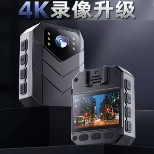 4k HD law enforcement video recorder 2 inch screen wireless waterproof infrared back clip security portable patrol photography