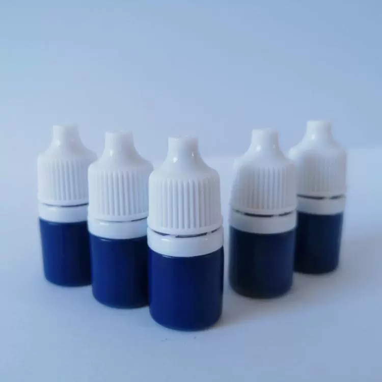 [Модель электронной коммерции] (3 мл) yindehao светочувствительное печатное масло Blue Seal масляная печатная краска подарок для наполнения маленьких бутылок