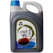 小伙子魚露3kg*4桶 整箱銀魚露腌制韓國泡菜調料 魚醬油海鮮汁