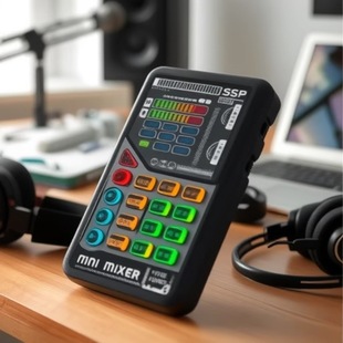 Outdoor Sound Card for Singing, Portable Small Live Broadcast Sound Card for Recording and Video Recording, Karaoke Multi-Function Sound Card for Live Broadcast Complete Set