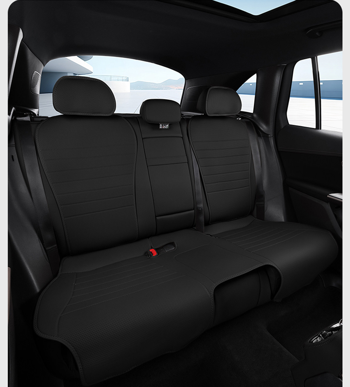 Suitable for Mercedes-Benz Glc260 Seat Cushion, Car-Specific Modified Seat Cover Accessories, Seat Cover Decoration, Breathable Seat Cushion Accessories