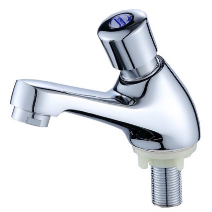 Bathroom Single Cold Push-Type Basin Delay Valve Faucet Public Toilet Washbasin Faucet