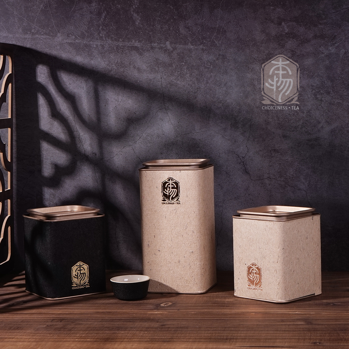 新款2两半半斤茶叶罐铁罐红茶普洱茶铁观音大红袍加印空马口铁罐