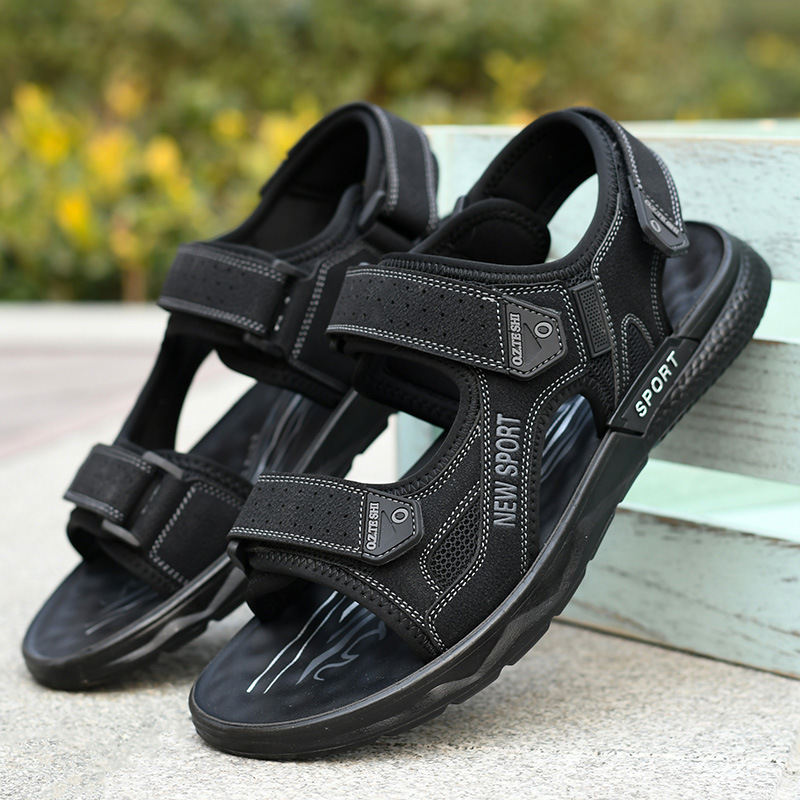 靴の男性の夏のビーチの靴のカジュアルな百合サンダルの屋外のスポーツの穴の靴の柔らかい底の耐摩耗性の対外貿易の男性の靴|undefined