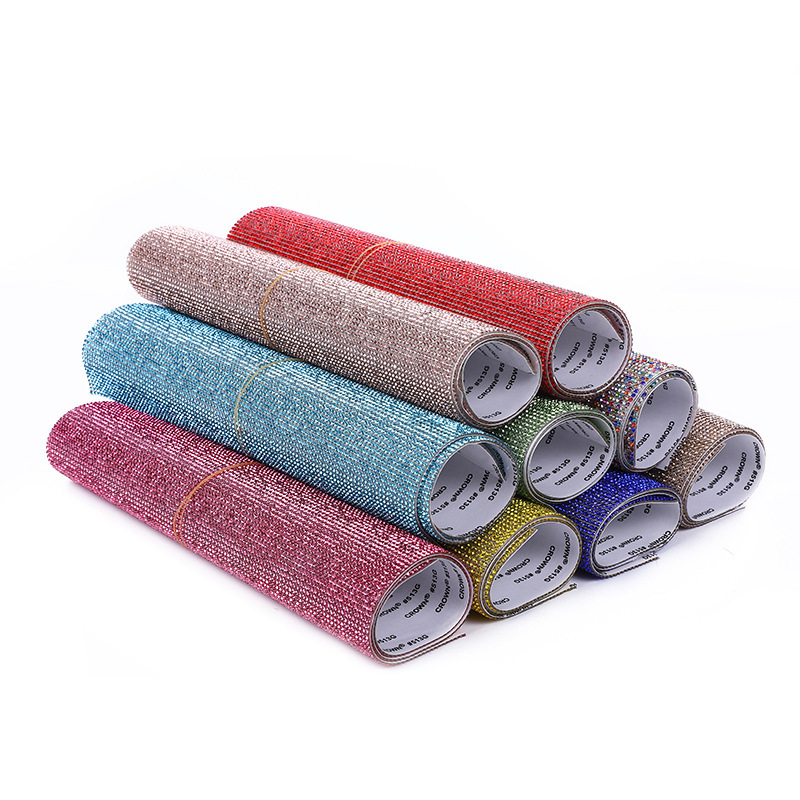 gran tamaño pegado de diamante autoadhesivo toda la hoja de diamante de vidrio para automóviles decoración del hogar joyas accesorios de diamante de vidrio