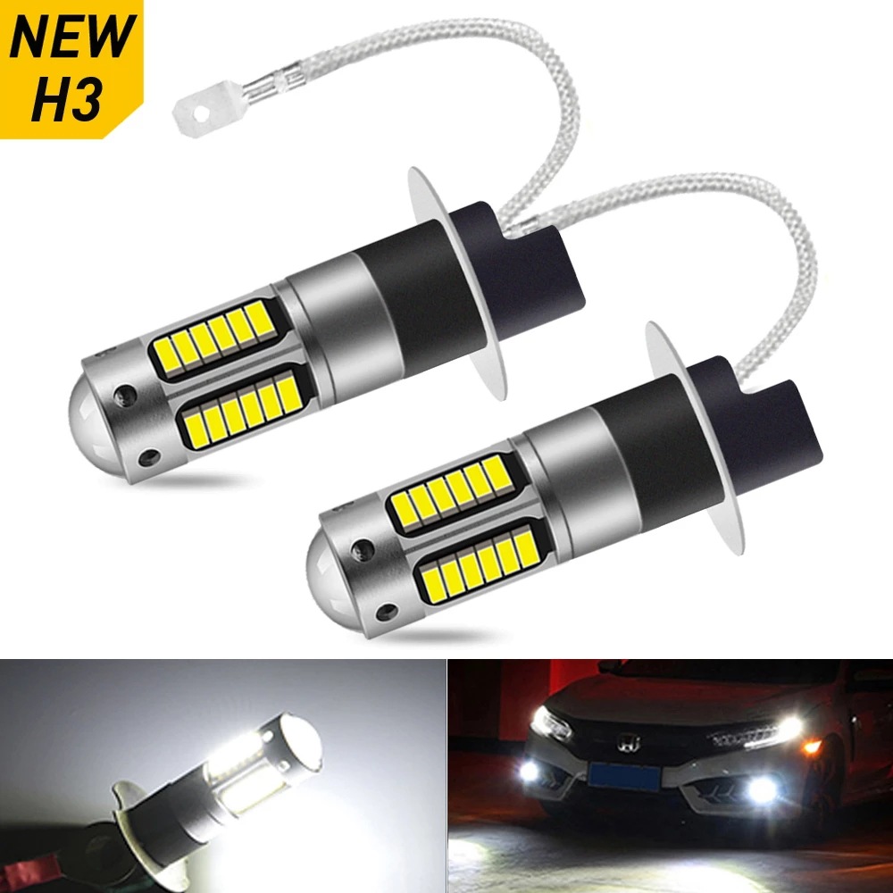 Lámpara de niebla LED de automóvil H3 H1 4014 30SMD lámpara de niebla de alta potencia 881Lámpara de niebla LED 880