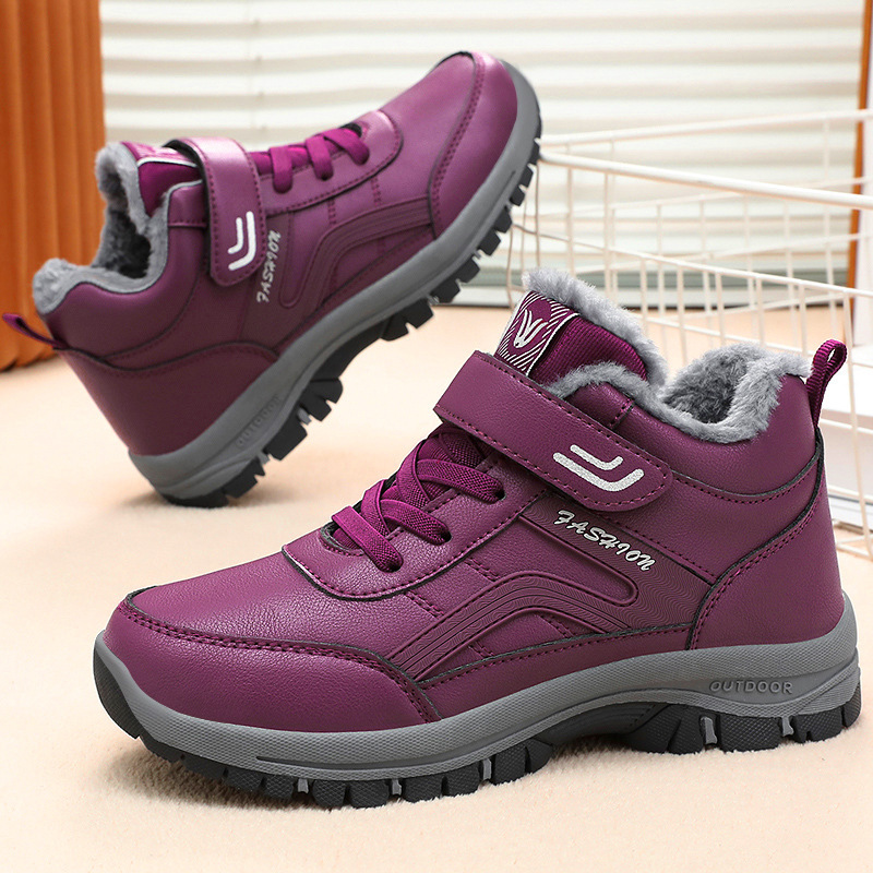 綿の靴の女性の冬の新型の綿の靴の卸売りとベルベットの厚い登山の雪の靴の越境する女性の靴の低い手伝いの女性の靴は代行します。|undefined