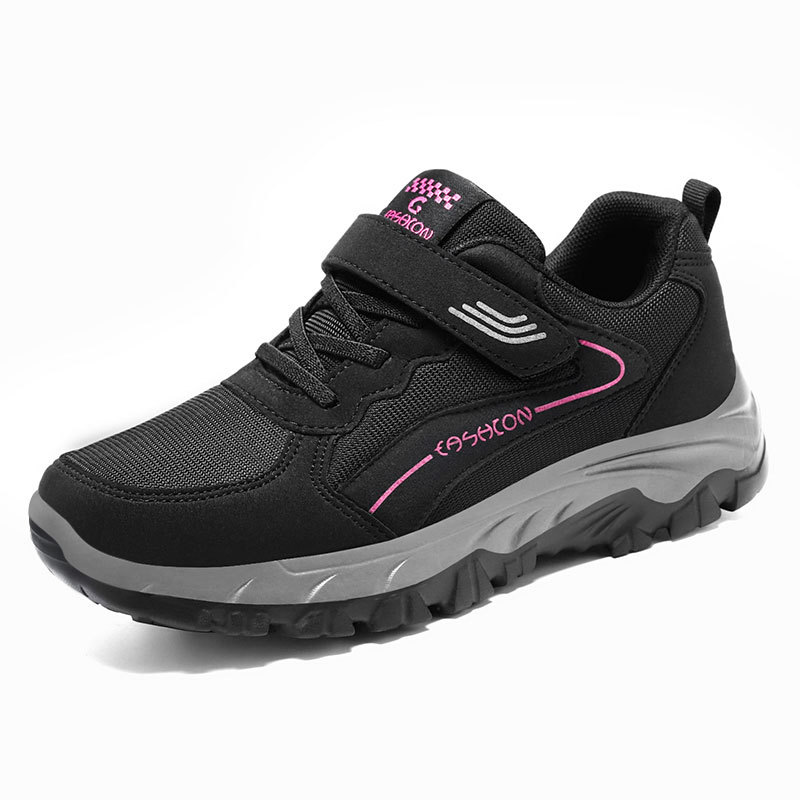 Sneaker 2024 primavera nueva pareja de hombres y mujeres Velcro casual cómodo transpirable zapatos para caminar de mediana edad y ancianos