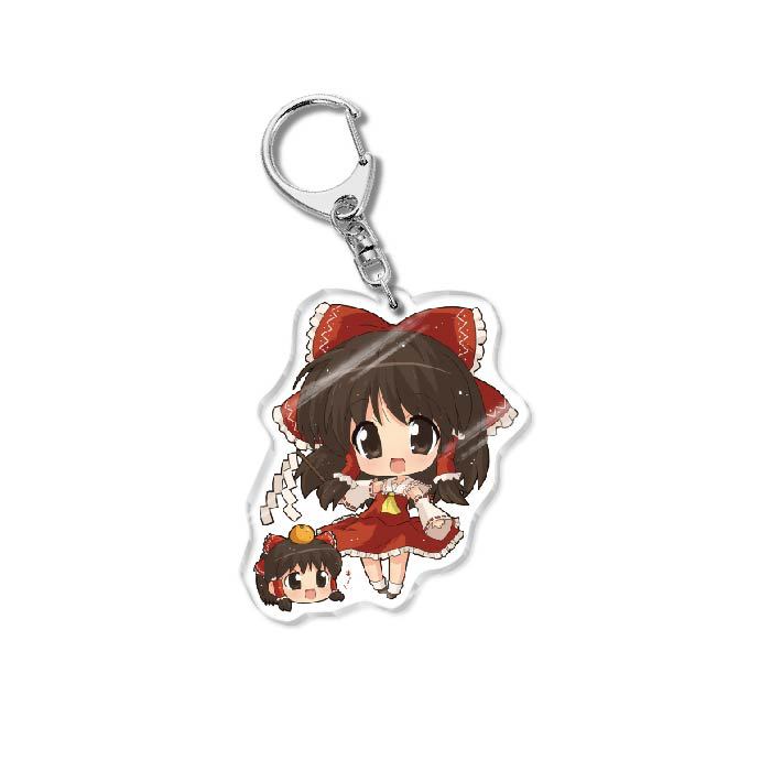 亞克力動漫周邊鑰匙扣東方Project 傅麗靈夢 魔理沙學生可愛女生