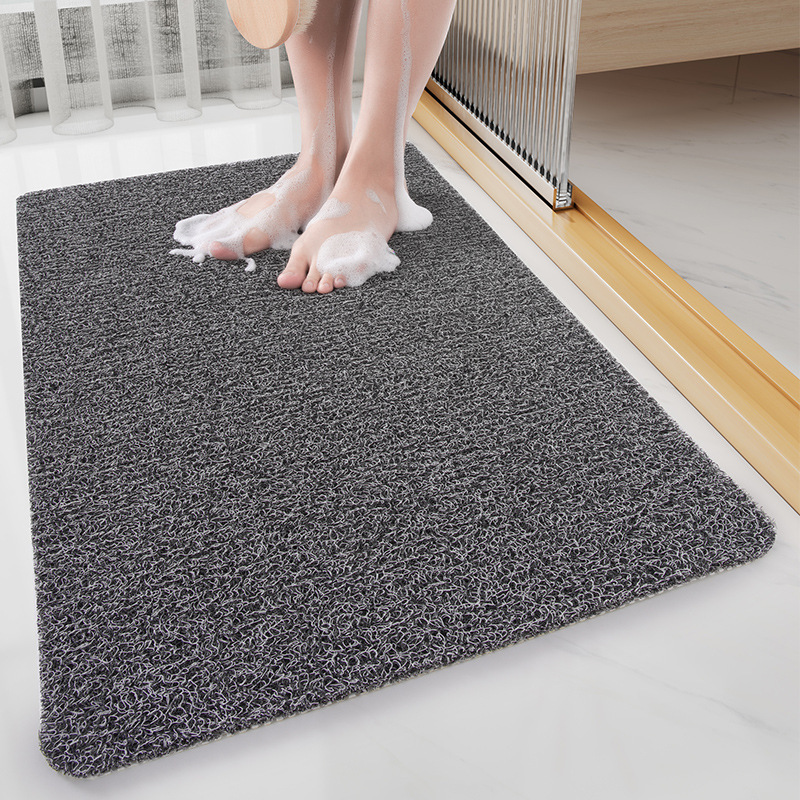 El comercio exterior de baño interior antideslizante estera impermeable alfombra de piso ducha baño estera de pie anillo de alambre al por mayor