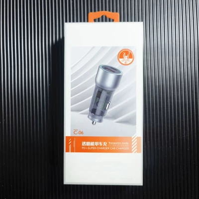 multi-color mix and match suitable: Mobil şarj cihazları - fan-c-06-car-chargertransparent-machine-shell