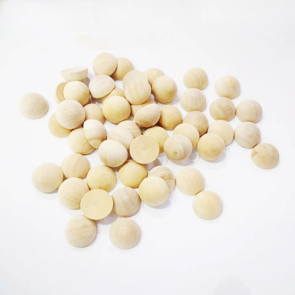 DIY ювелирные аксессуары 10-30 мм Лотос дерево бревно цвет половинки деревянные бусины полукруглый шар деревянные бусины деревянные свободные бусины деревянные шарики