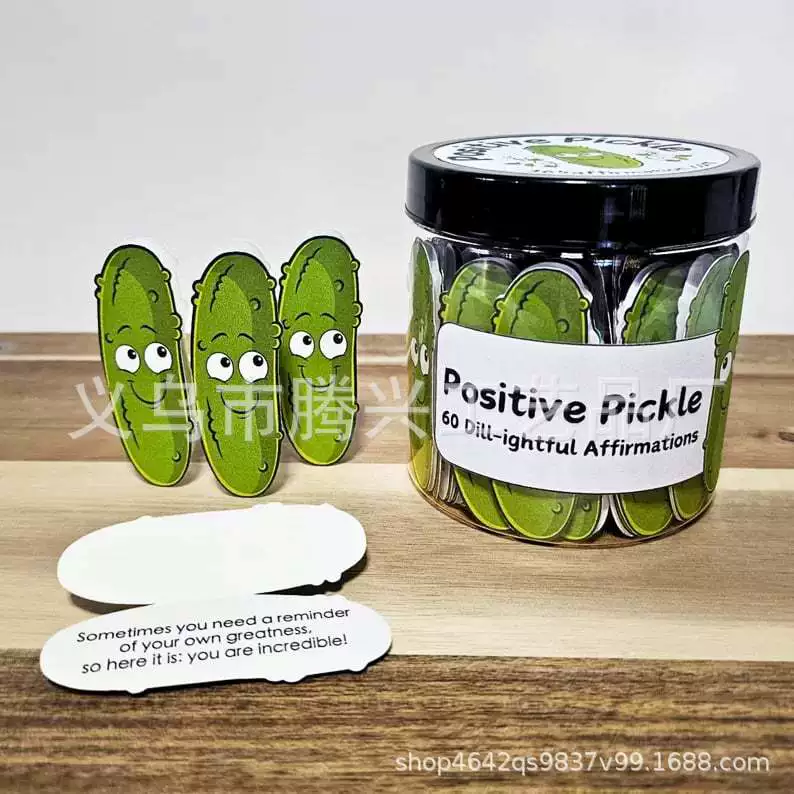 POSITIVE PICKLE эмоциональная поддержка, карта аффирмации