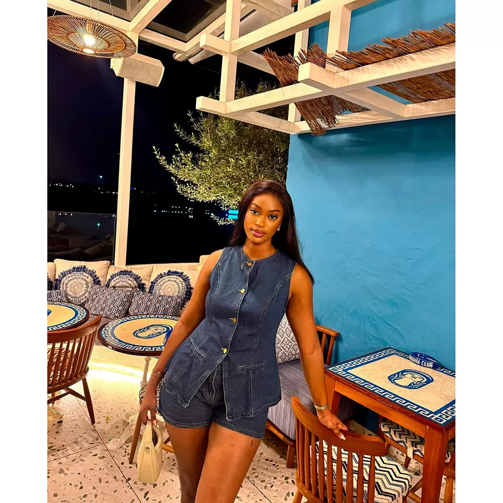 厂家直销批发亚马逊速卖通跨境外贸夏季潮流牛仔无袖上衣短裤套装