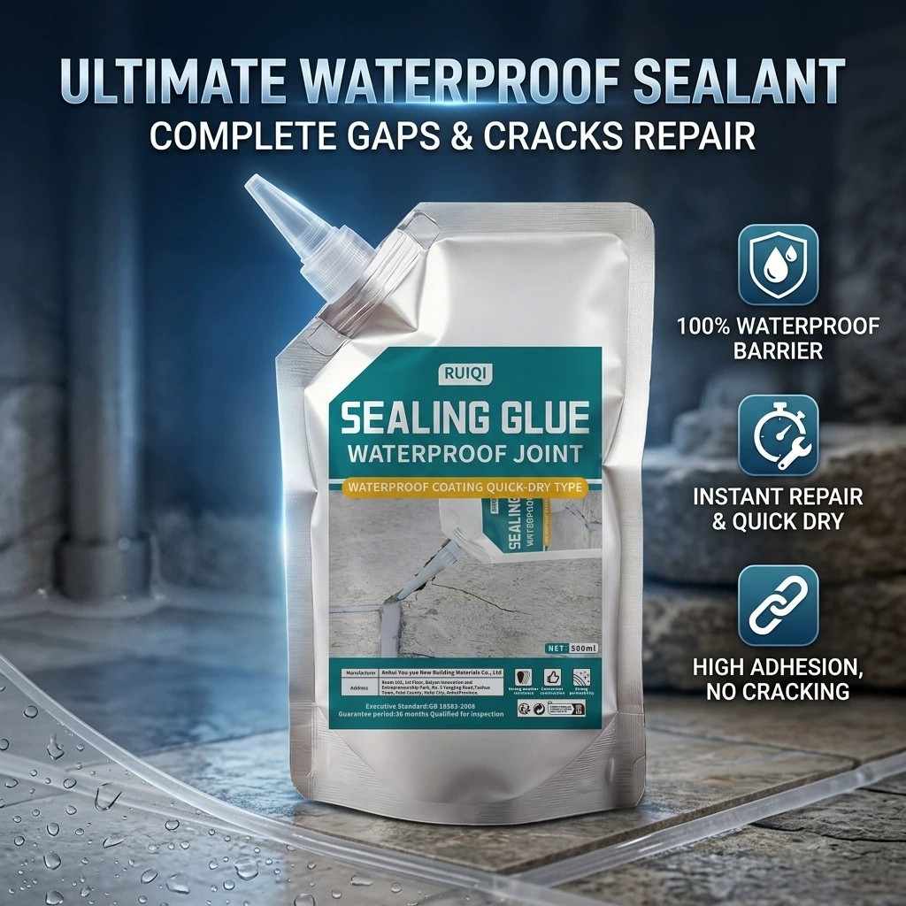 Трансграничный шовный клей самовосплакируй цементный грунт цементный раствор зазор в стенке крыши быстросохнущий водонепроницаемый клей