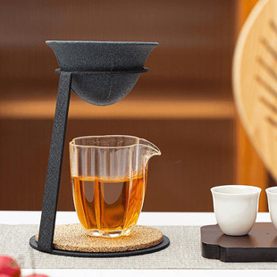 Non-porous Tea Leakage Household Tea Filter Tea Water Separation Creative Bracket Japanese-style Xiaoqing Orange Tea Pot Portable
