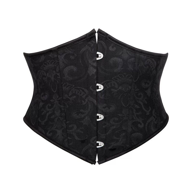 European and American style short corset waist trainer, vintage jacquard shapewear, tummy control belt, tight-fitting strap waist cincher European and American style short corset waist trainer, vintage jacquard shapewear, tummy control belt, tight-fitting strap waist cincher