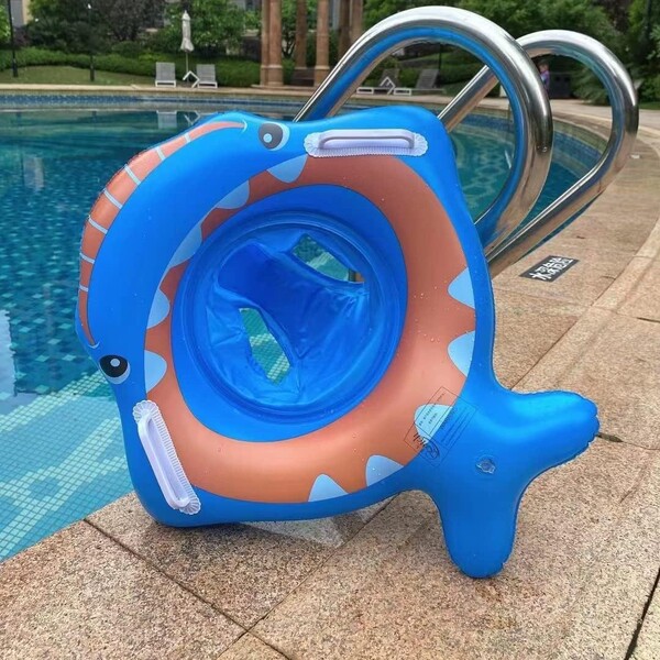 Inflatable children's chair for swimming